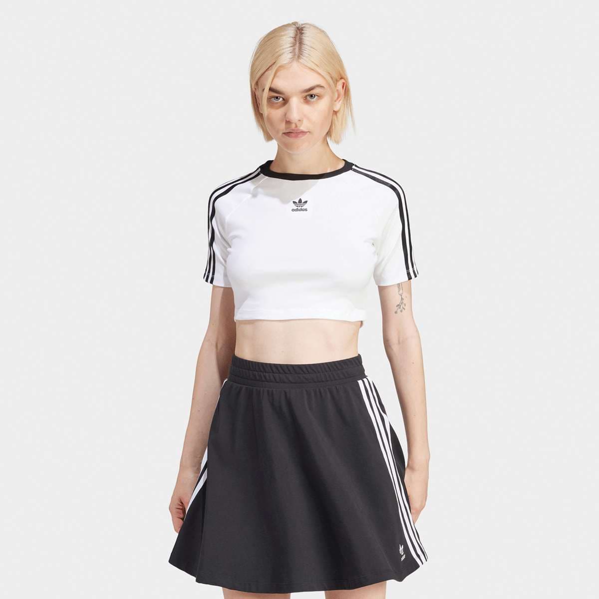 adicolor 3-Streifen Crop T-Shirt