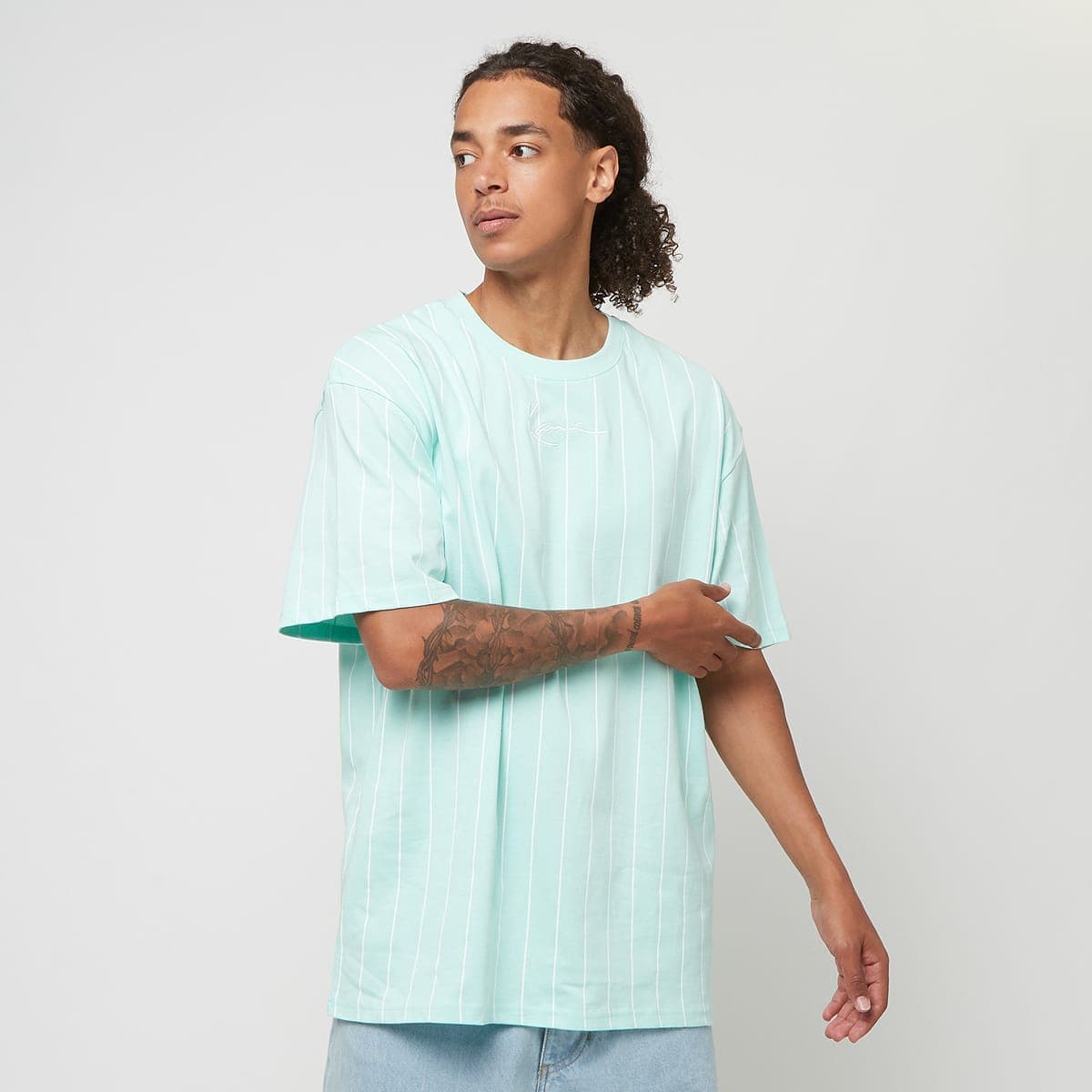 Small Signature Essential Pinstripe Tee 