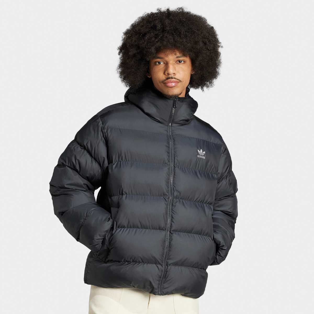 Trefoil gefütterte Winterjacke