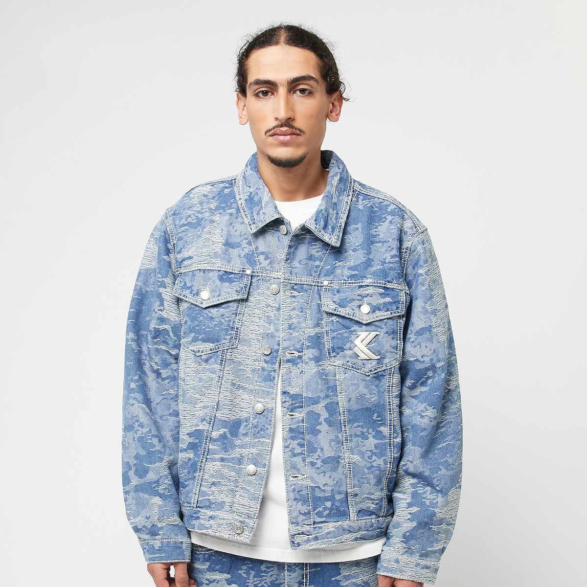 OG Distress Camo Oversized Denim Jacket 