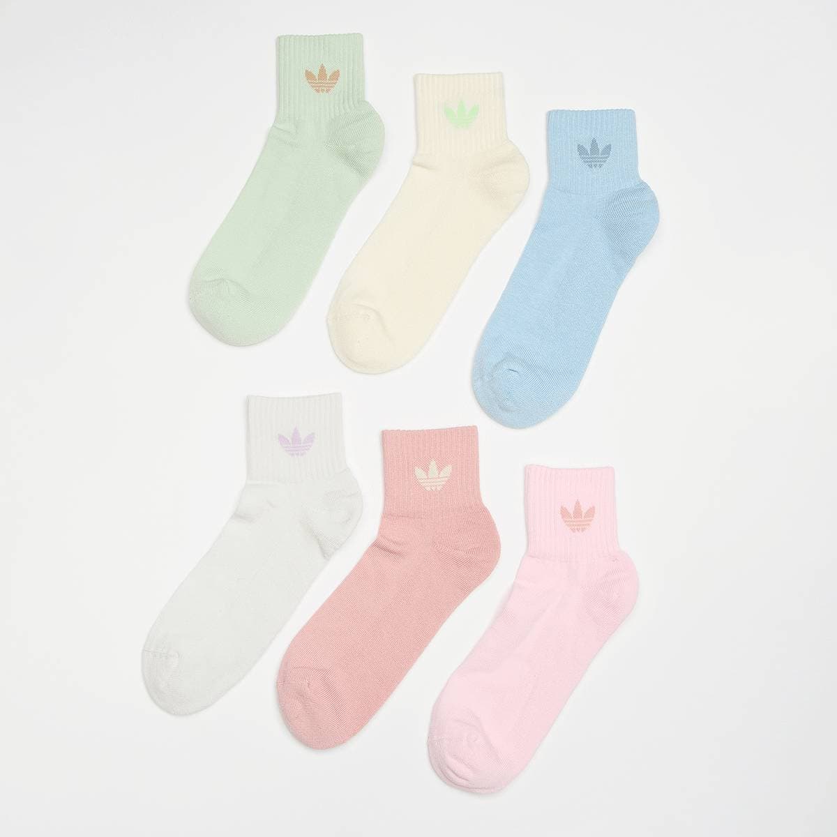 6 PACK - Quarter Socks