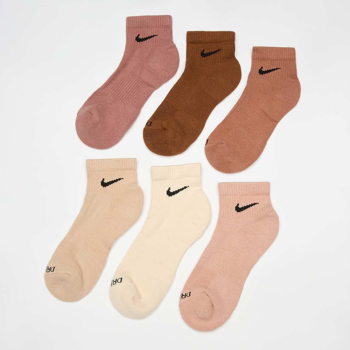 6 PACK - Everyday Plus Cushioned Training Ankle Socks