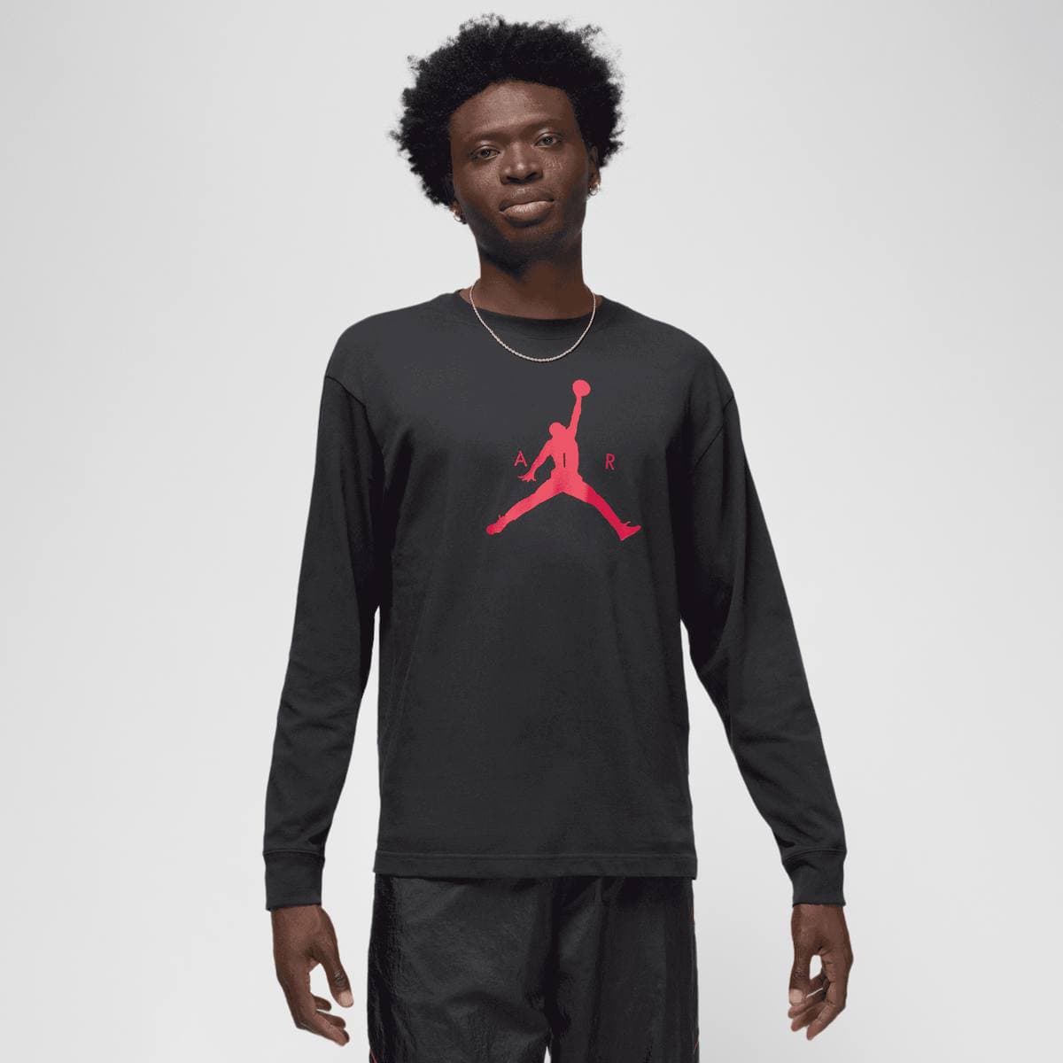 Jumpman Long Sleeve High-Brand-Read Tee 