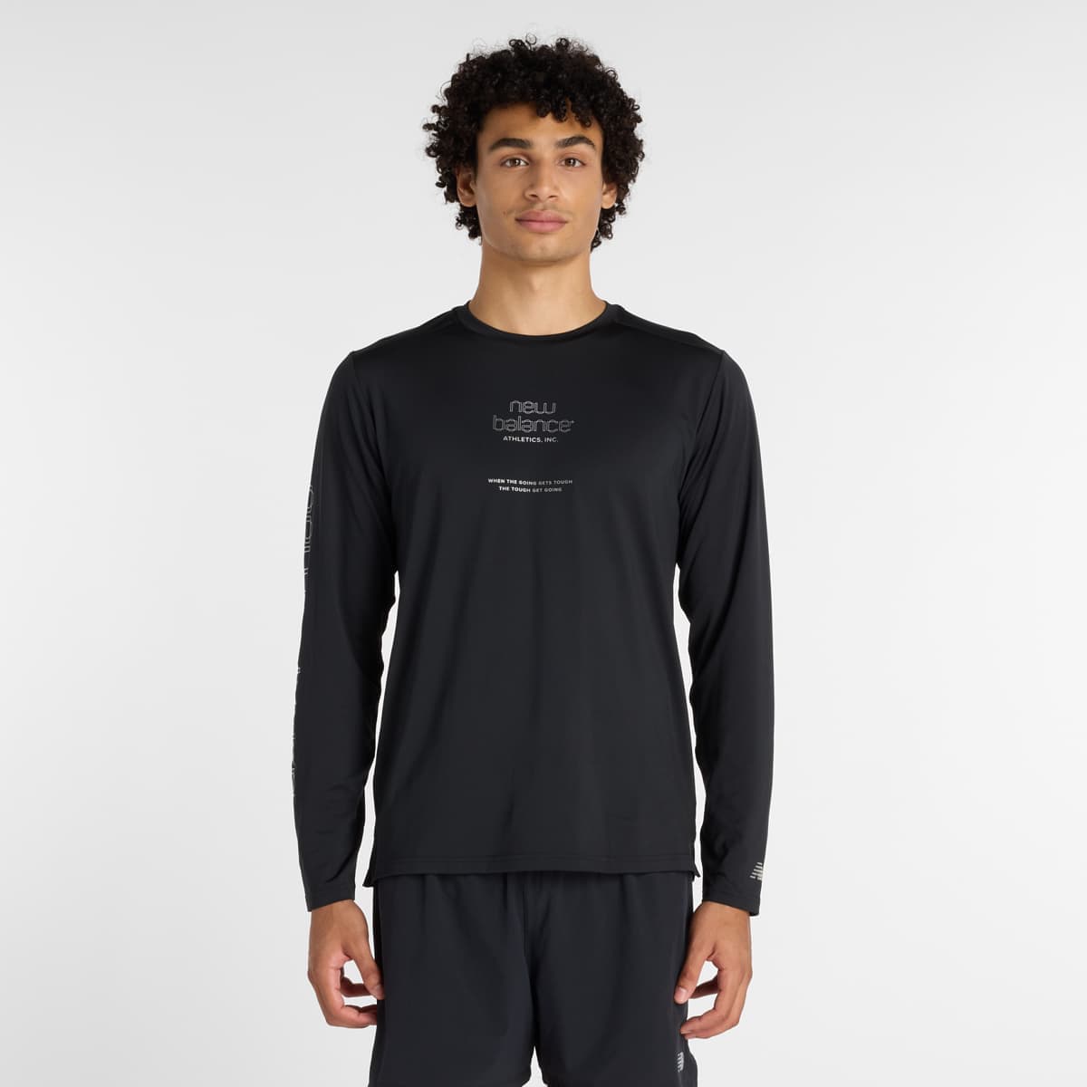 Reflective Poly Long Sleeve T-Shirt