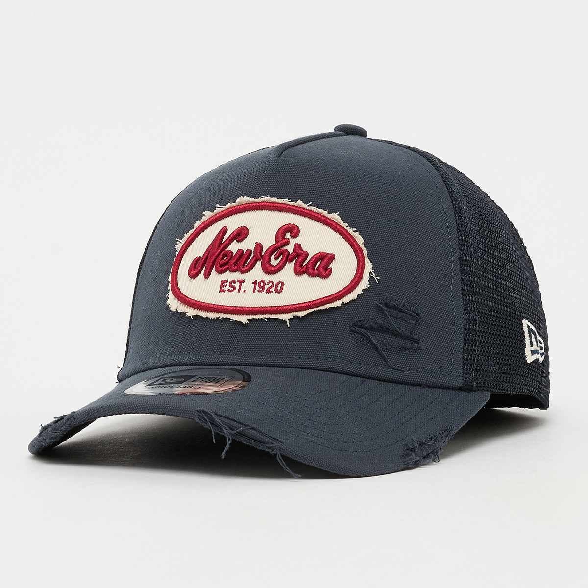 9Forty A-Frame Trucker Oval Canvas Distress