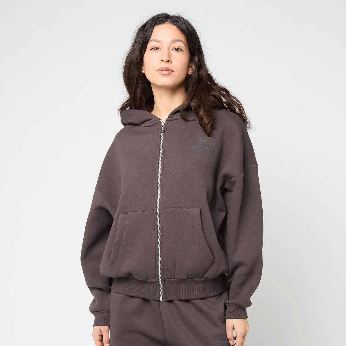 Basic Chest Logo Zipper