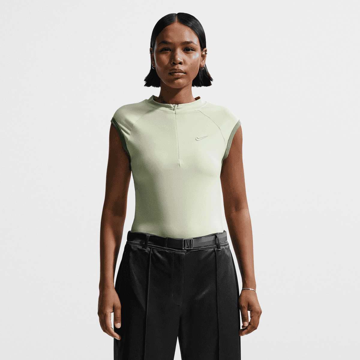 Sportswear Tight Sleeveless 1/4-Zip Top