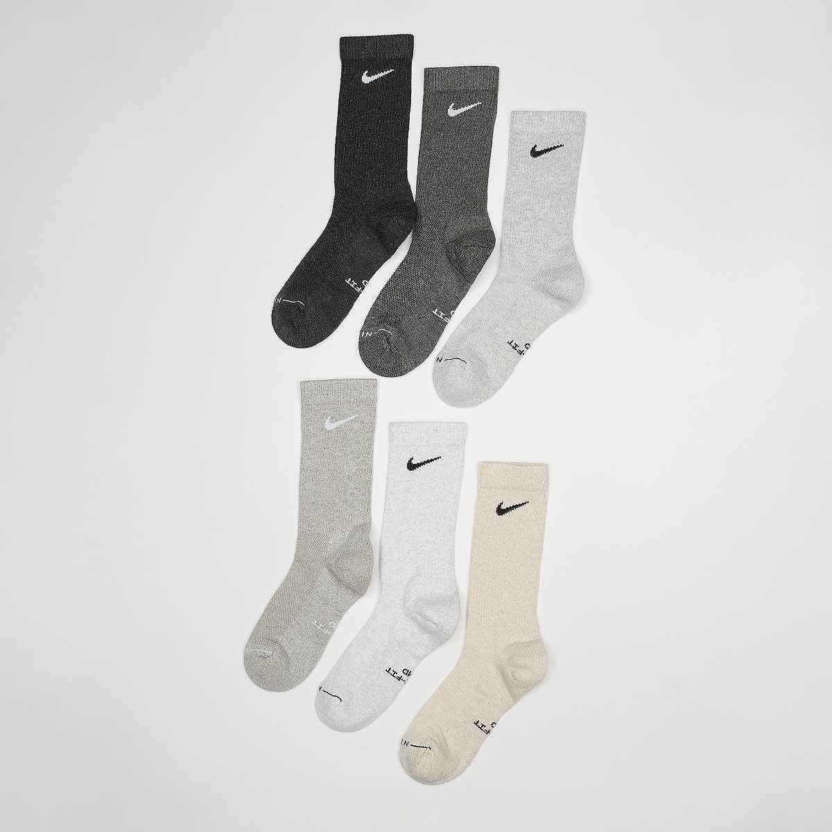 6 PACK - Everyday Elevated Crew Socks