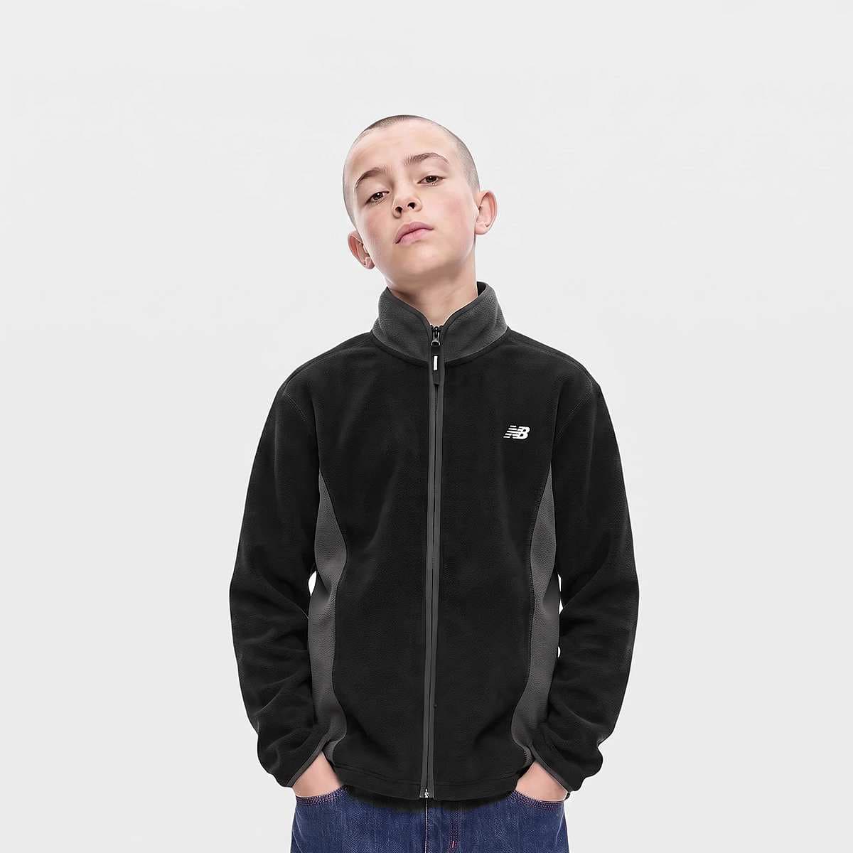 Borg Full Zip Through Funnel Jacket