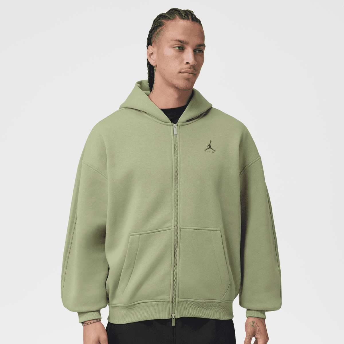 Brooklyn Oversized Fleece Full Zip Basketball