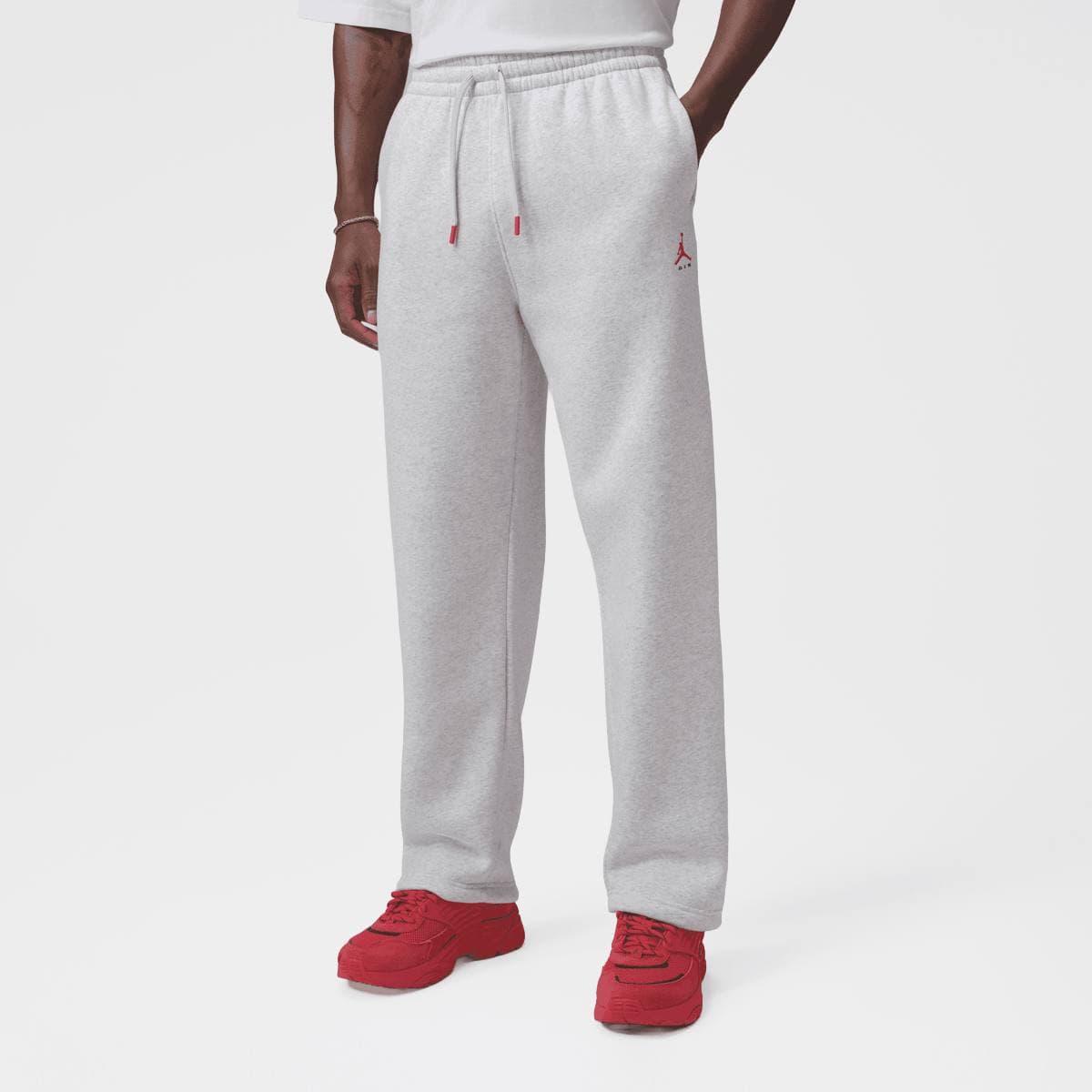 Brooklyn Statement Fleece Open Hem Pant