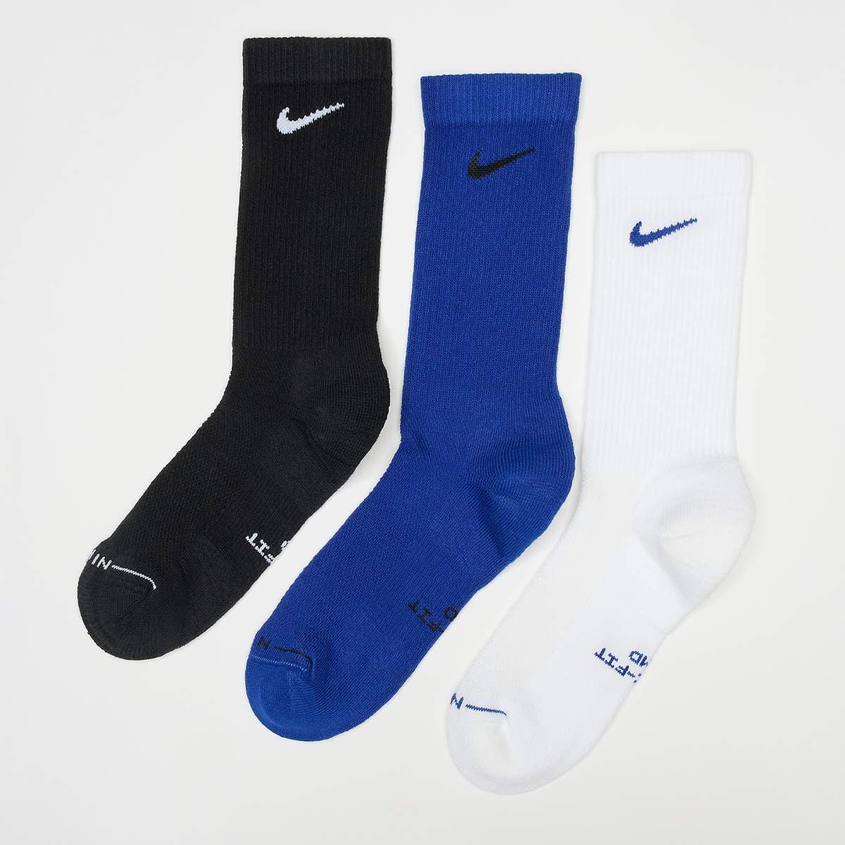 3 PACK - Everyday Elevated Cotton Cushioned Crew Socks