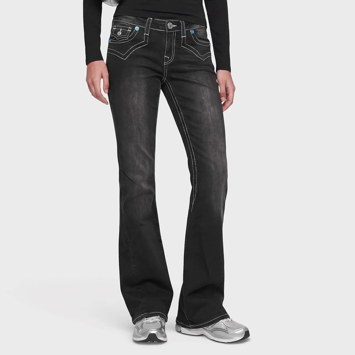 Western Yoke Joey Low Rise Flare Flap
