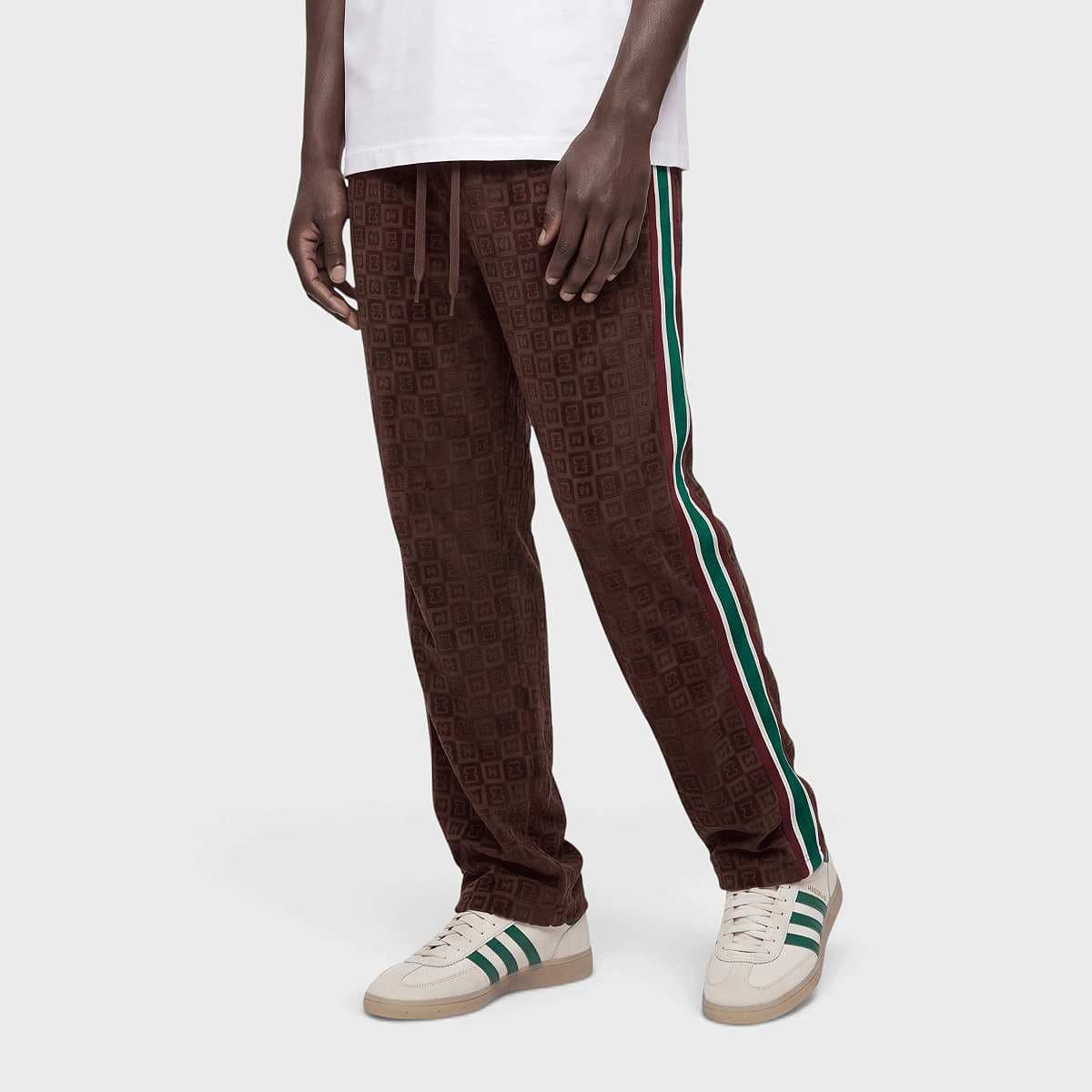 Velours Checkerboard Trackpants