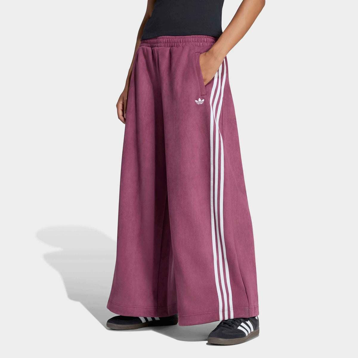 Faux Suede Trackpants