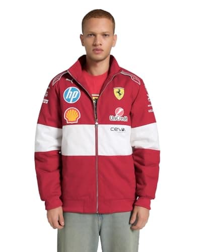 PUMA Scuderia Ferrari F1 Giacca Vintage Racing Team 2025 - Rosso