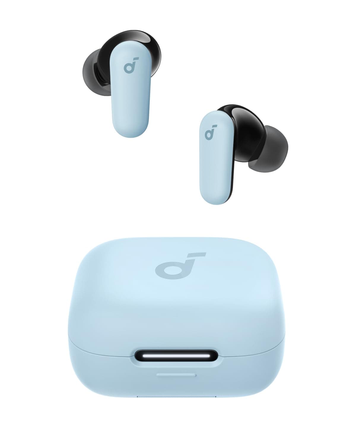 soundcore P30i by Anker Noise Cancelling Earbuds, smarte Geräuschunterdrückung, kraftvolle Bässe, 45h Spielzeit, 2-in-1 Case und Handyständer, IP54, kabellose Kopfhörer, Bluetooth 5.4, App Steuerung