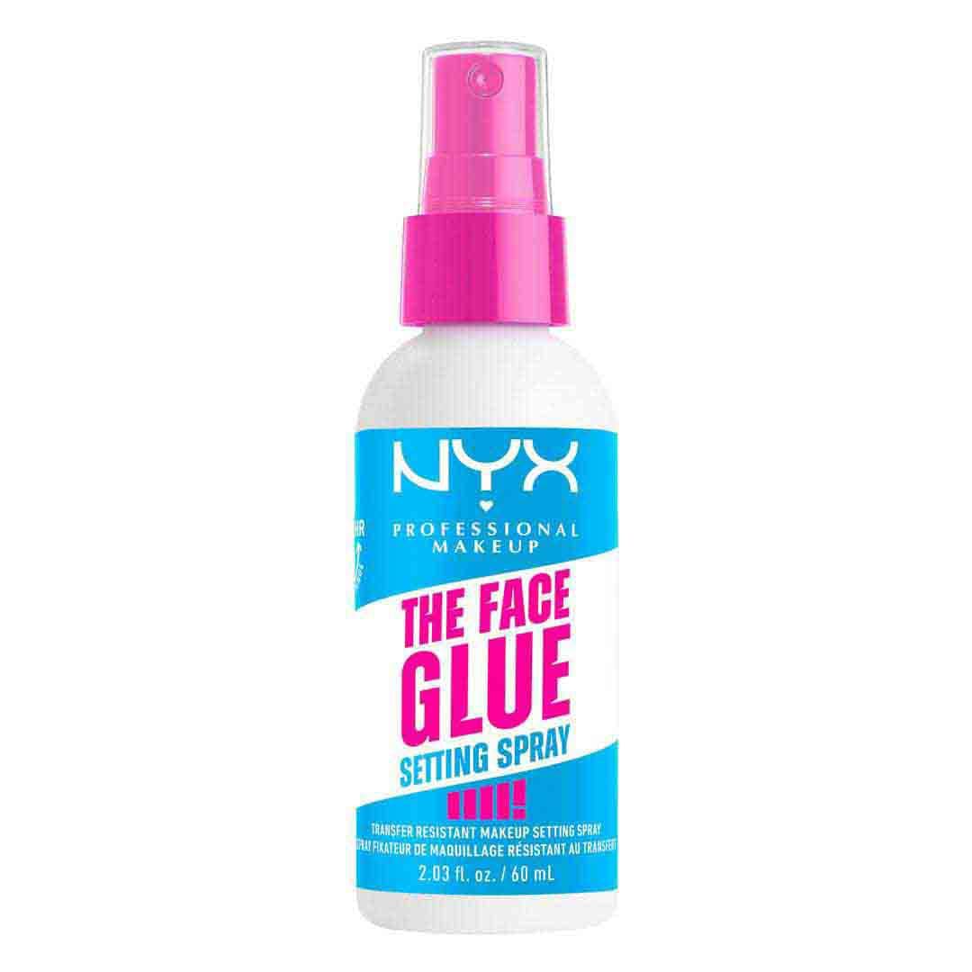 NYX Professional Makeup - Spray Fixateur de Maquillage - Résistant aux Transferts et Waterproof - Tenue Longue Durée 24H - Formule Vegan - The Face Glue Setting Spray - 60ml