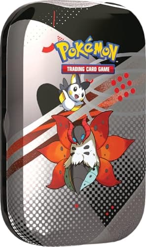 Pokémon Sammelkartenspiel: Unova Mini-Tin – Volcarone &amp; Emolga (2 Booster-Packs und 1 Aufkleberkarte)