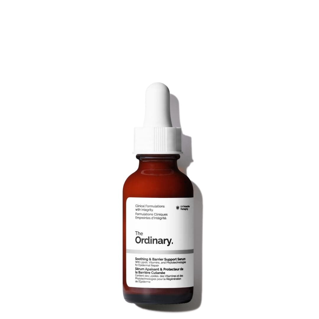 The Ordinary Soothing & Barrier Support Serum 30ml, Siero lenitivo e supporto barriera, Soluzione idratante per ridurre rossore che favorisce il recupero della barriera cutanea