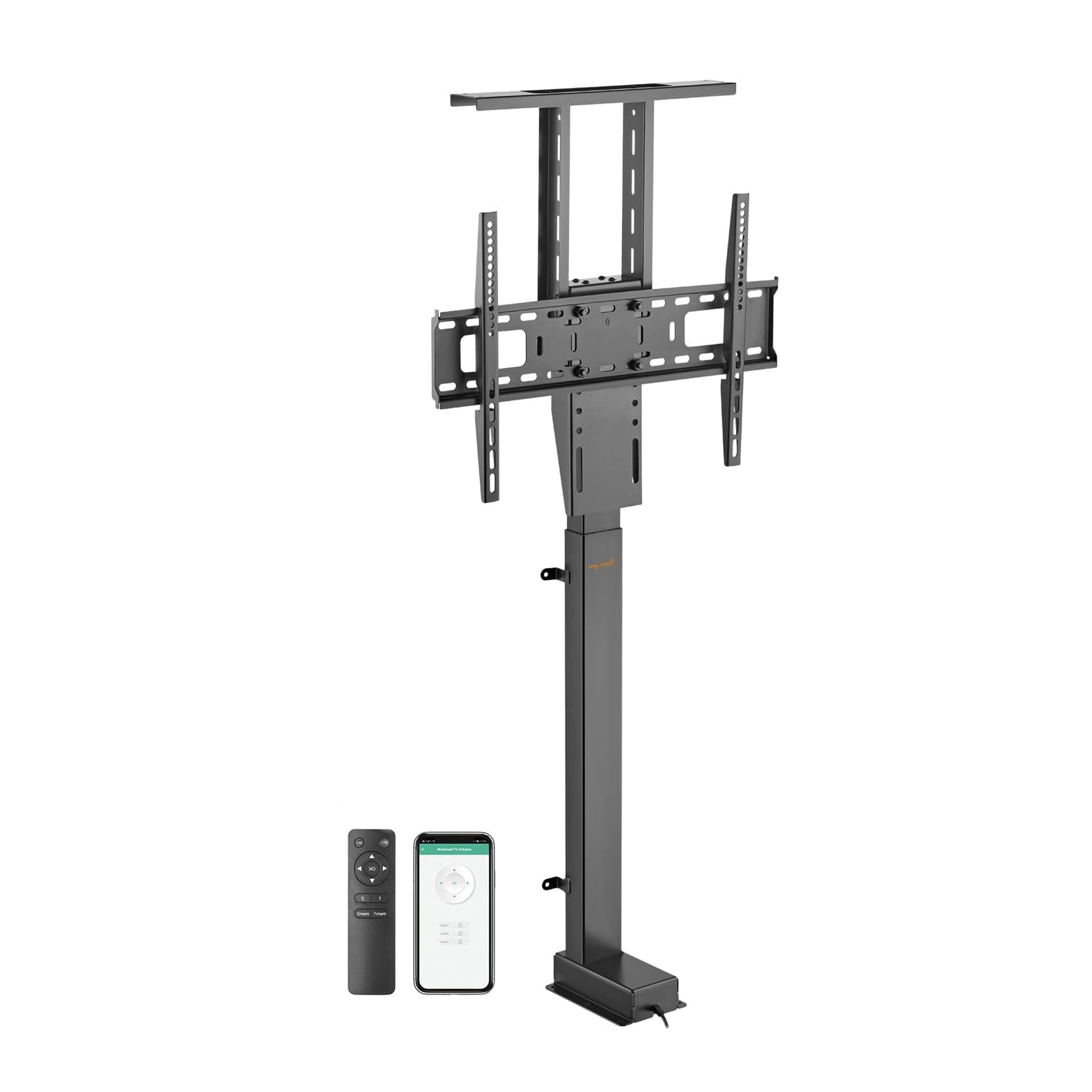 Mywall Lift TV motorisé HP63-2L pour Montage dans Les Meubles, élévateur TV électrique avec Commande Smart Home Via l'application Tuya + télécommande Radio, Meuble TV élévateur pour écrans de 37 à 80