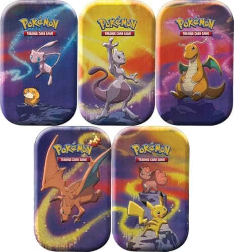 Pokémon - Mini Tin Pouvoir de Kanto - Artset de 5 Mini Tin