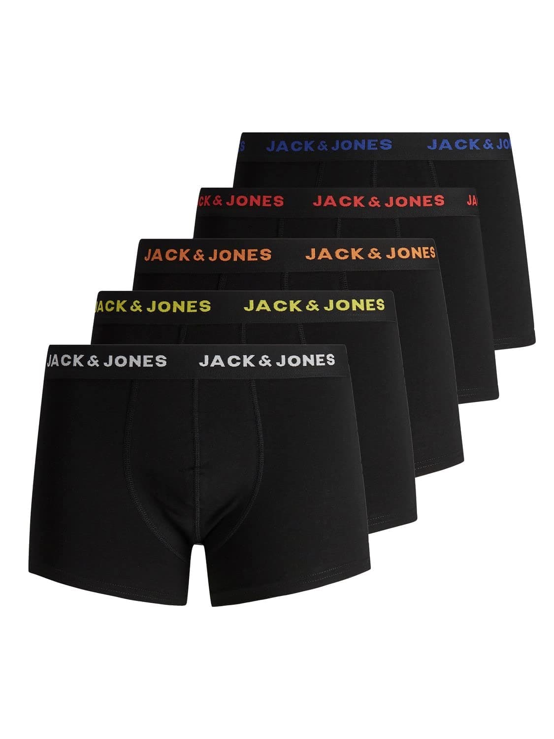Jack&Jones Plus Jacoliver Trunks 5 Pack Noos PS Bxer Hombre
