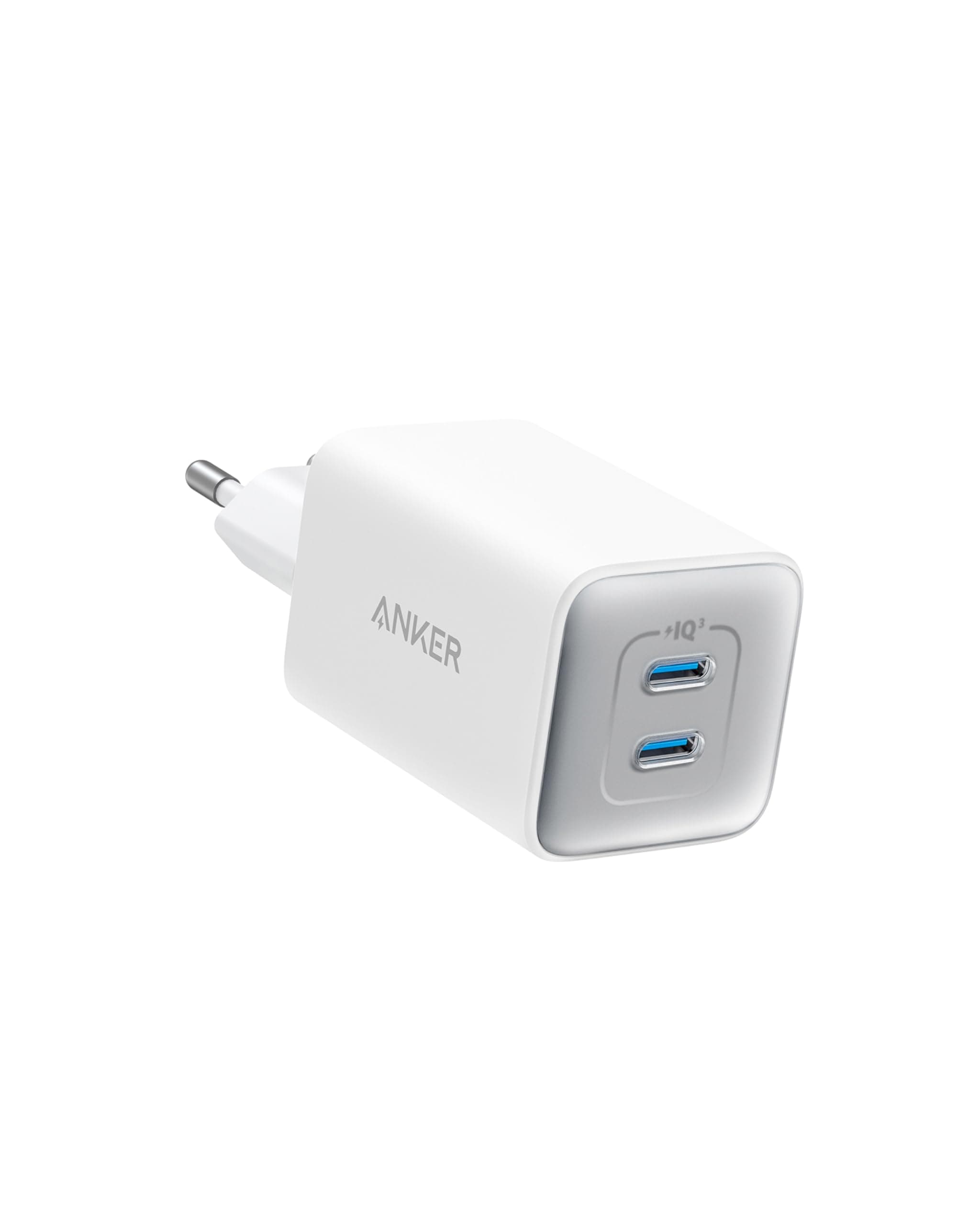 Anker 47W USB C Ladegerät, 523 Charger (Nano 3), kompakt mit 2 Anschlüssen GaN Schnellladegerät für iPhone 17/Pro/Pro Max/iPhone Air/16/15, Galaxy, Pixel 4/3, iPad/iPad mini (Kabel Nicht enthalten)