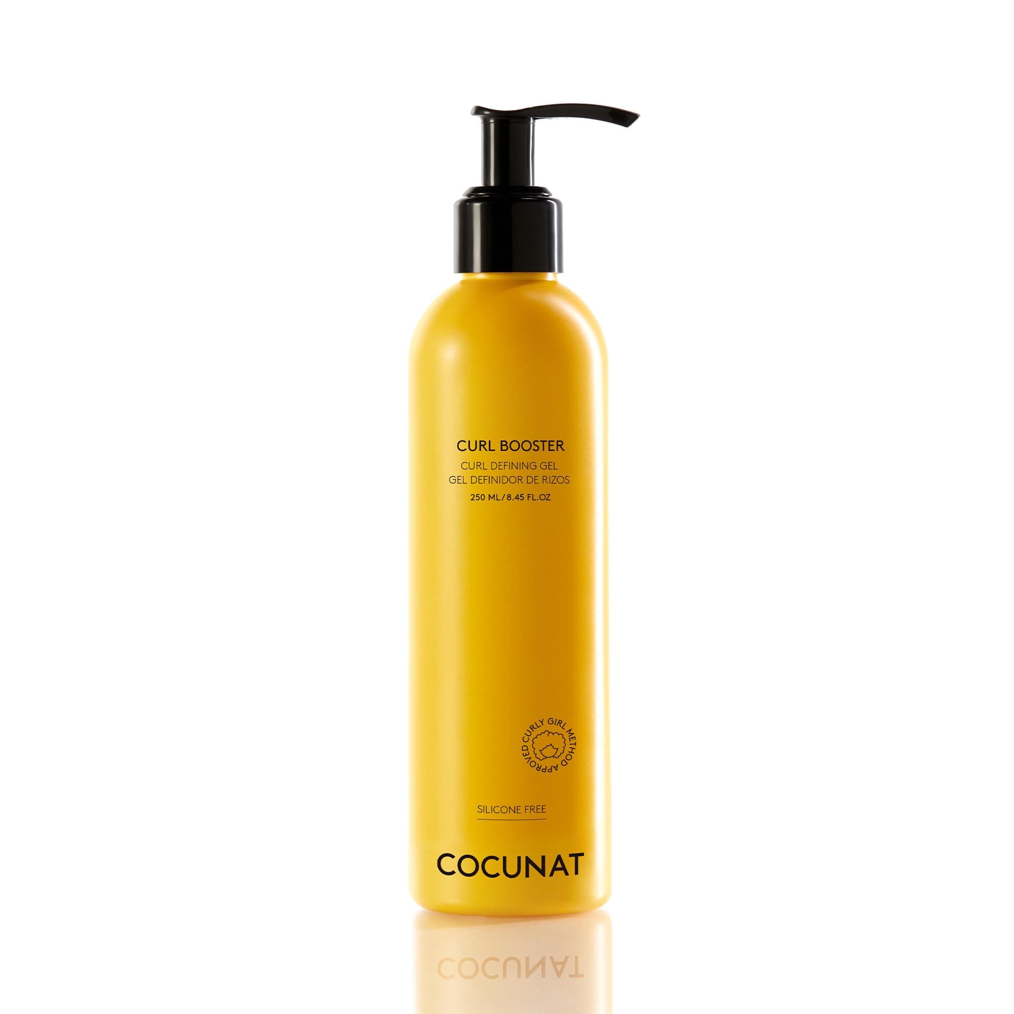 COCUNAT - Booster di Capelli Ricci - Gel di Definizione - Definisce i Capelli Ricci Senza Appesantirli - Anti Frizz - Idrata a fondo - Metodo Curly - Senza Silicone - 250 ml