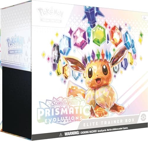 Pokémon-Sammelkartenspiel: Scharlachrot und Violett, Prismatic Evolutions Elite Trainer-Box, Mehrfarbig (The Company International 100-10013: C: EN : 45)