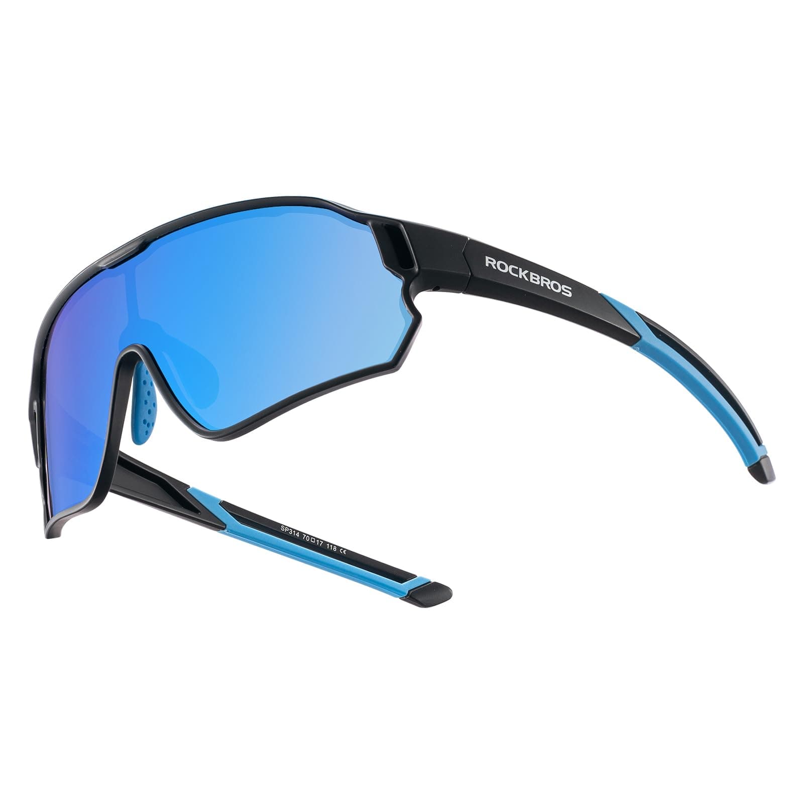 ROCKBROS Kinder Fahrradbrille Sportbrille UV400-Schutz Polarisierte Sonnenbrille TR90 Flexiblem Rahmen für Jungen Mädchen Schutzbrille Outdoorsport