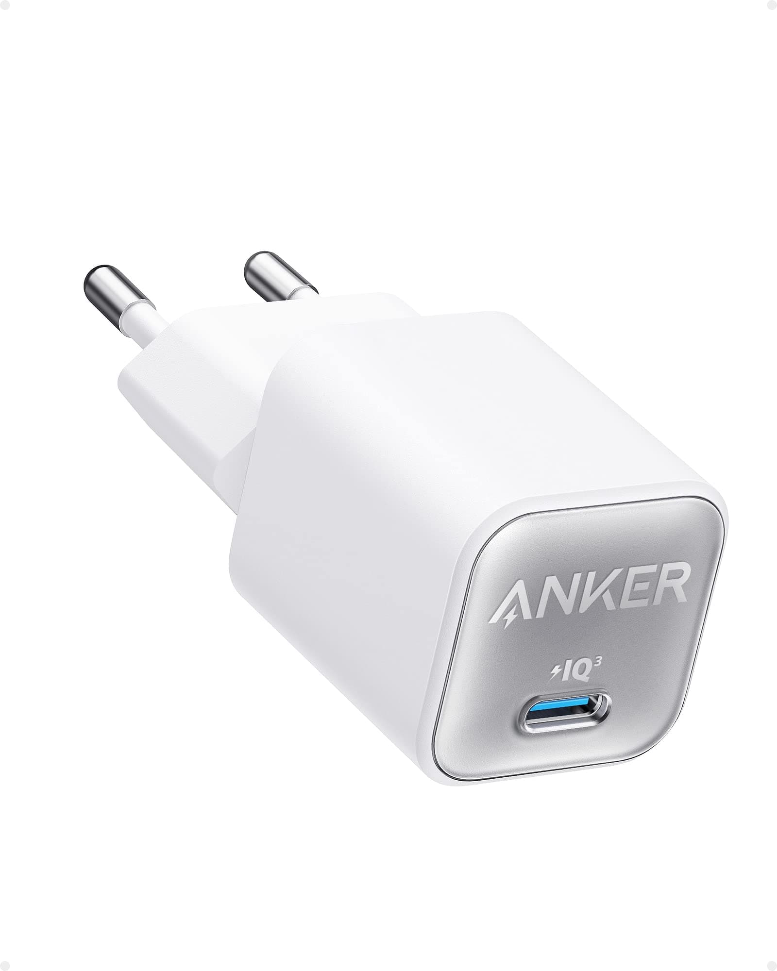 Anker 30W USB C Ladegerät, GaN 511 Nano 3, PIQ 3.0 PPS Schnellladegerät für iPhone 17/Pro/Pro Max/iPhone Air/16/15, Galaxy, Pixel 4/3, iPad (Ohne Ladekabel)