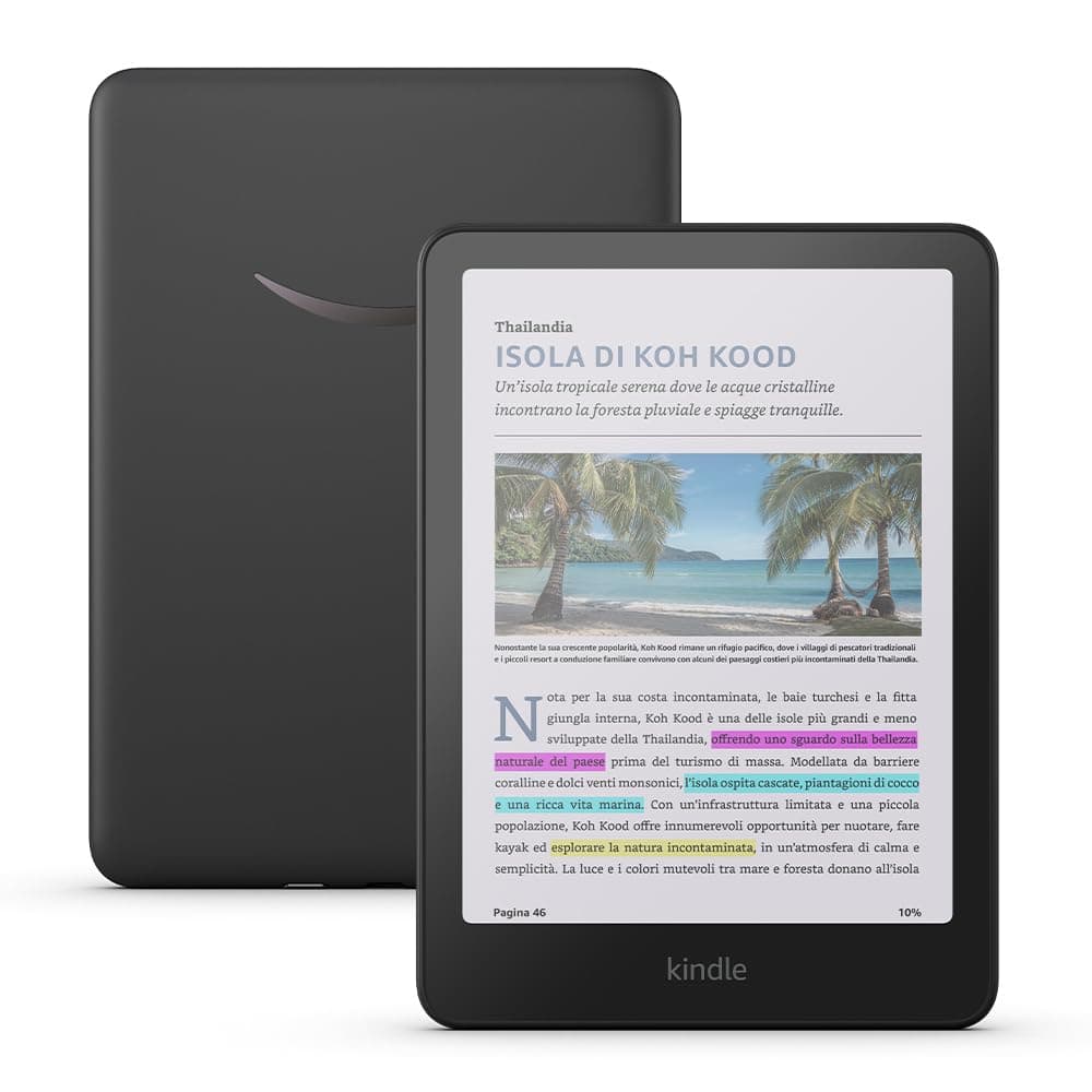 Amazon Kindle Colorsoft (Ultimo modello) - Con schermo a colori e tonalità della luce regolabile - 16 GB