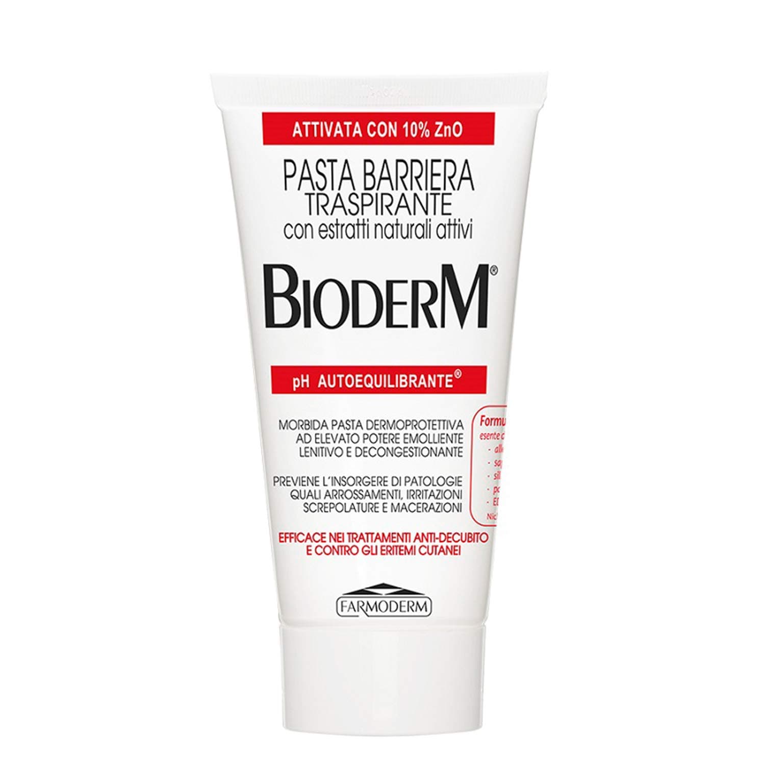 BioDerm Pasta Barriera Crema Cambio Pannolino con Ossido di Zinco 300 ml - Pasta Lenitiva Protettiva per Anziani, Allettati, Disabili e Neonati - Prodotti Alta Protezione per la Cura delle Pelle