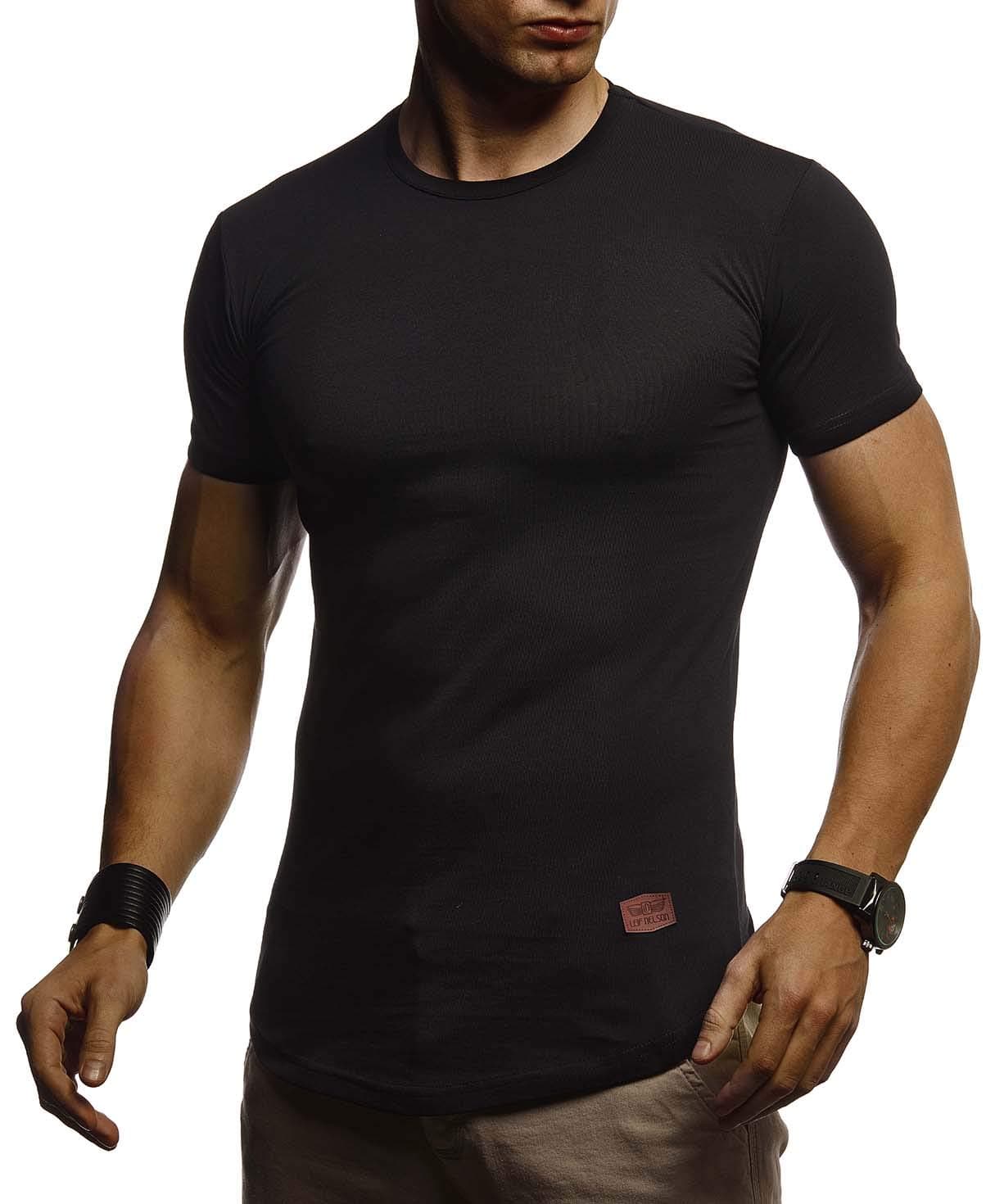 Leif Nelson Herren Casual T-Shirt