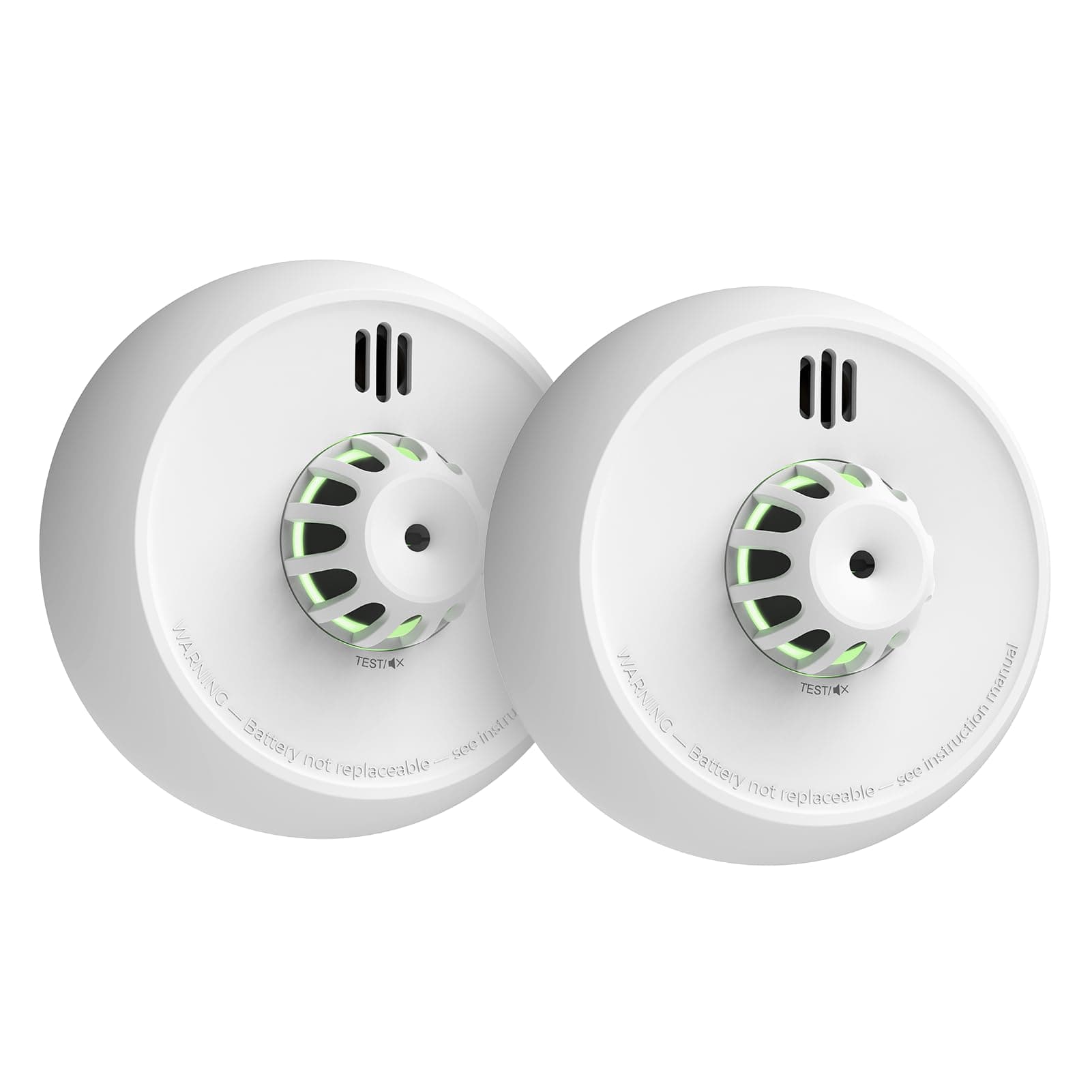 X-Sense funkvernetzter Hitzemelder mit versiegelter 10-Jahres-Batterie und einfacher Installation, Wärmemelder kompatibel mit Basisstation, XH02-M, 2-Pack