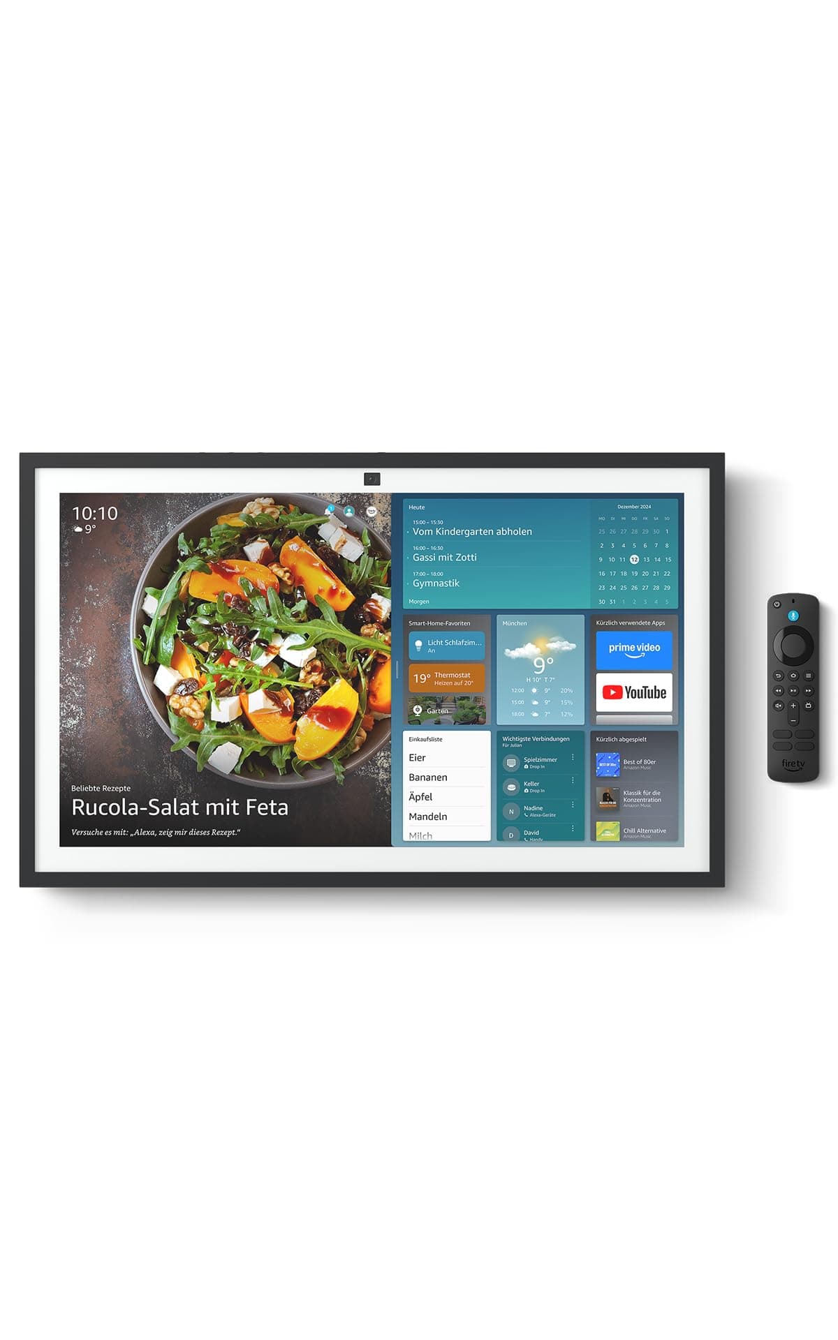 Amazon Echo Show 21 (neueste generation) | Beeindruckendes 21-Zoll-Smart-Display mit integriertem Fire TV, kraftvollem Klang, immersivem HD-Streaming und Alexa