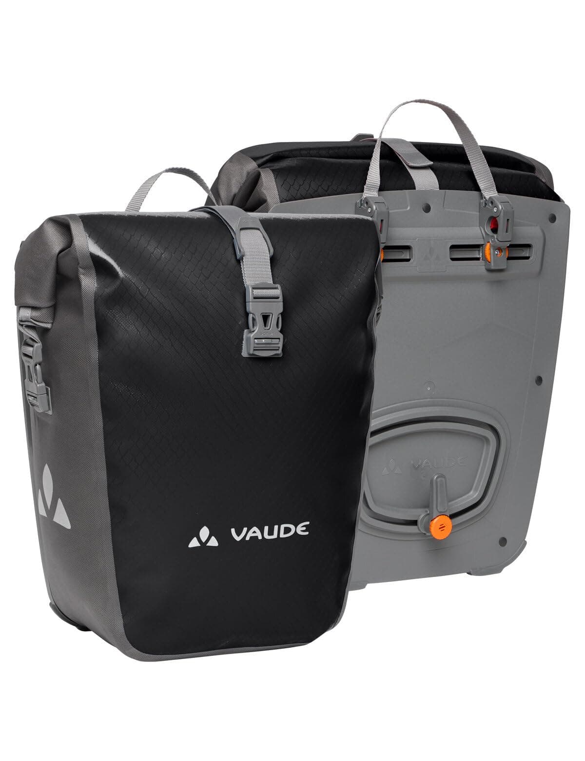 VAUDE Aqua Back – Juego de 2 bolsas para bici adaptables a la carga e impermeables