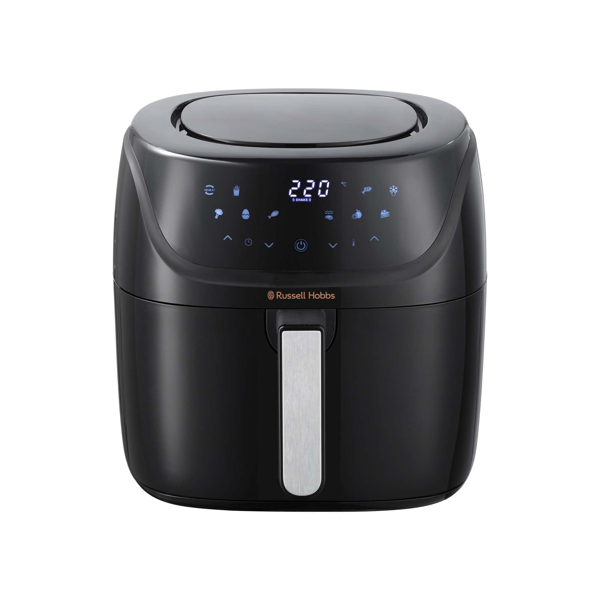 Russell Hobbs Freidora de Aire 4l, Freidora sin Aceite 4 litros, air fryer L, 10 programas, pantalla LED táctil, temporizador, apto lavavajillas [Ahorra hasta un 46% en Energía] SatisFry 27160-56