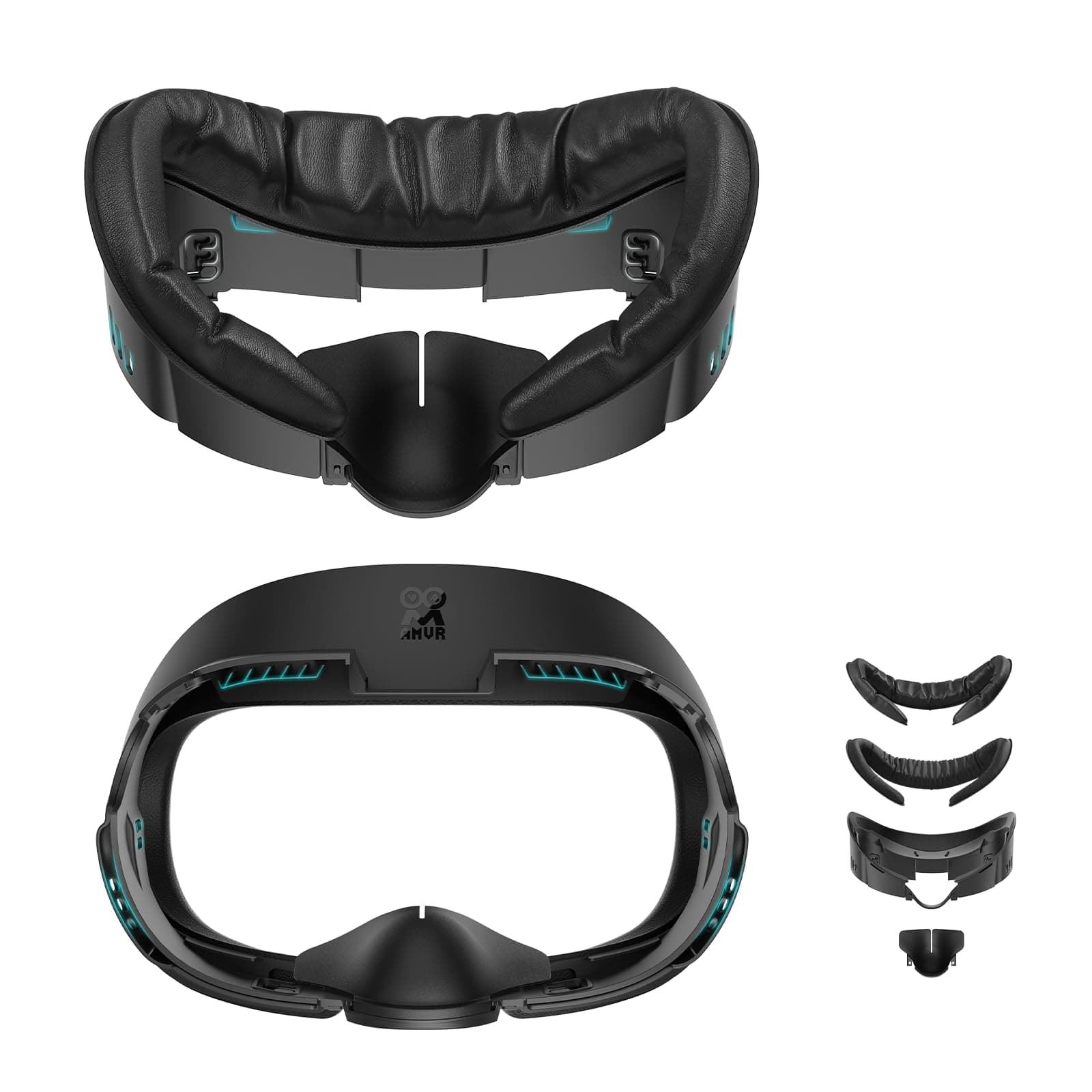 AMVR FC1 Almohadilla para Cubierta Facial Interfaz Facial Compatible con Accesorios Meta/Oculus Quest 3, NO Compatible con Meta Quest 3S