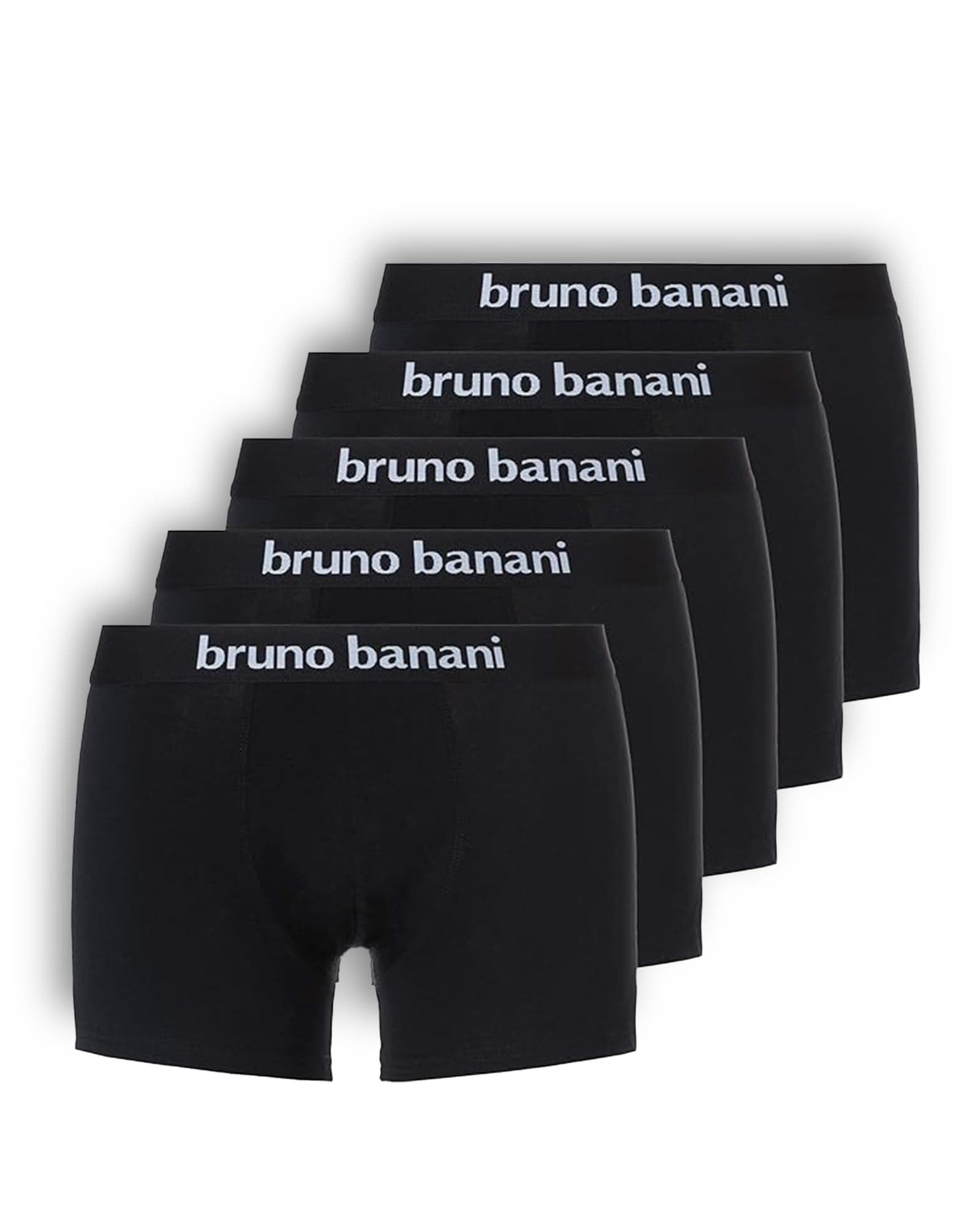 bruno banani Herren Shorts Contest - 5er Set - Boxershorts Herren Baumwolle mit Stoffgummibund - ohne Eingriff