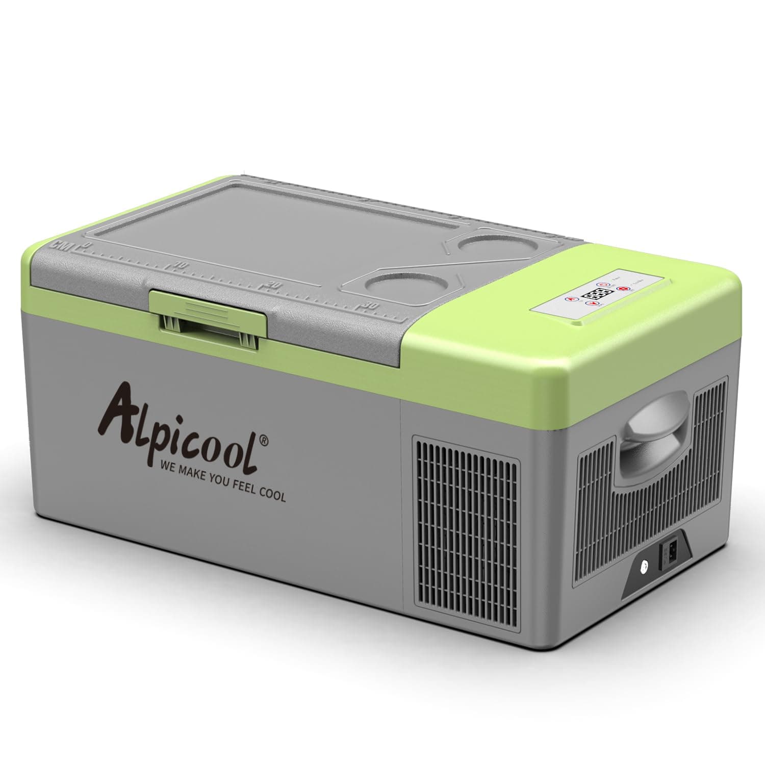 Alpicool Y16T 15L Glacière Electrique Voiture, Portable à Compression Réfrigérateur de Voiture, 12/24V congélateur et réfrigérateur, pour dortoir, Camping ou Pique-Nique en Plein Air, 20 à 20℃