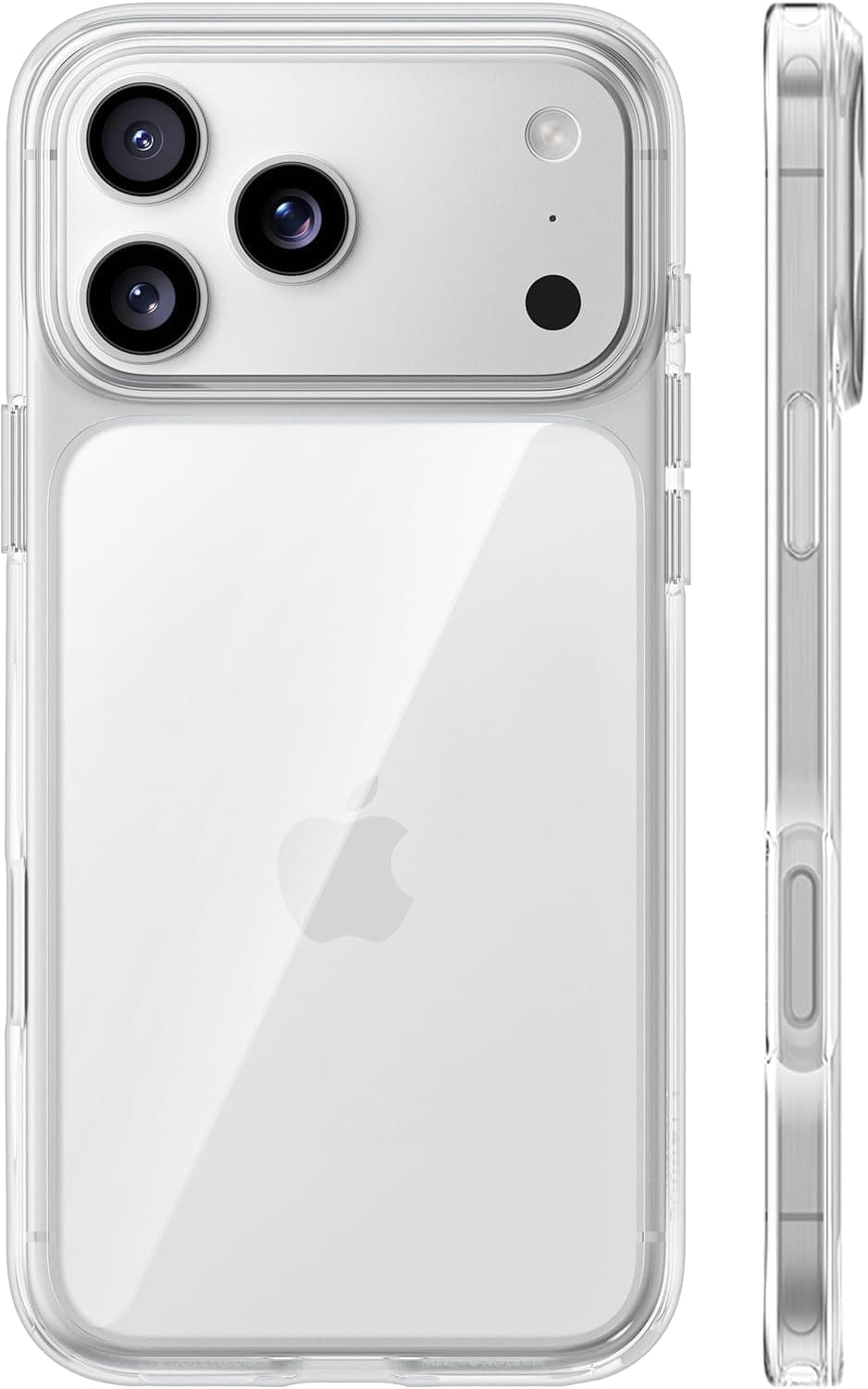TORRAS für iPhone 17 Pro Hülle Crystal Clear 2026 Upgrade [Ultra Dünn & 100% Anti-Vergilbung] Klar Handyhülle iPhone 17 Pro Case TOP Militärschutz Durchsichtig Kompatibel mit Panzerglas Transparent