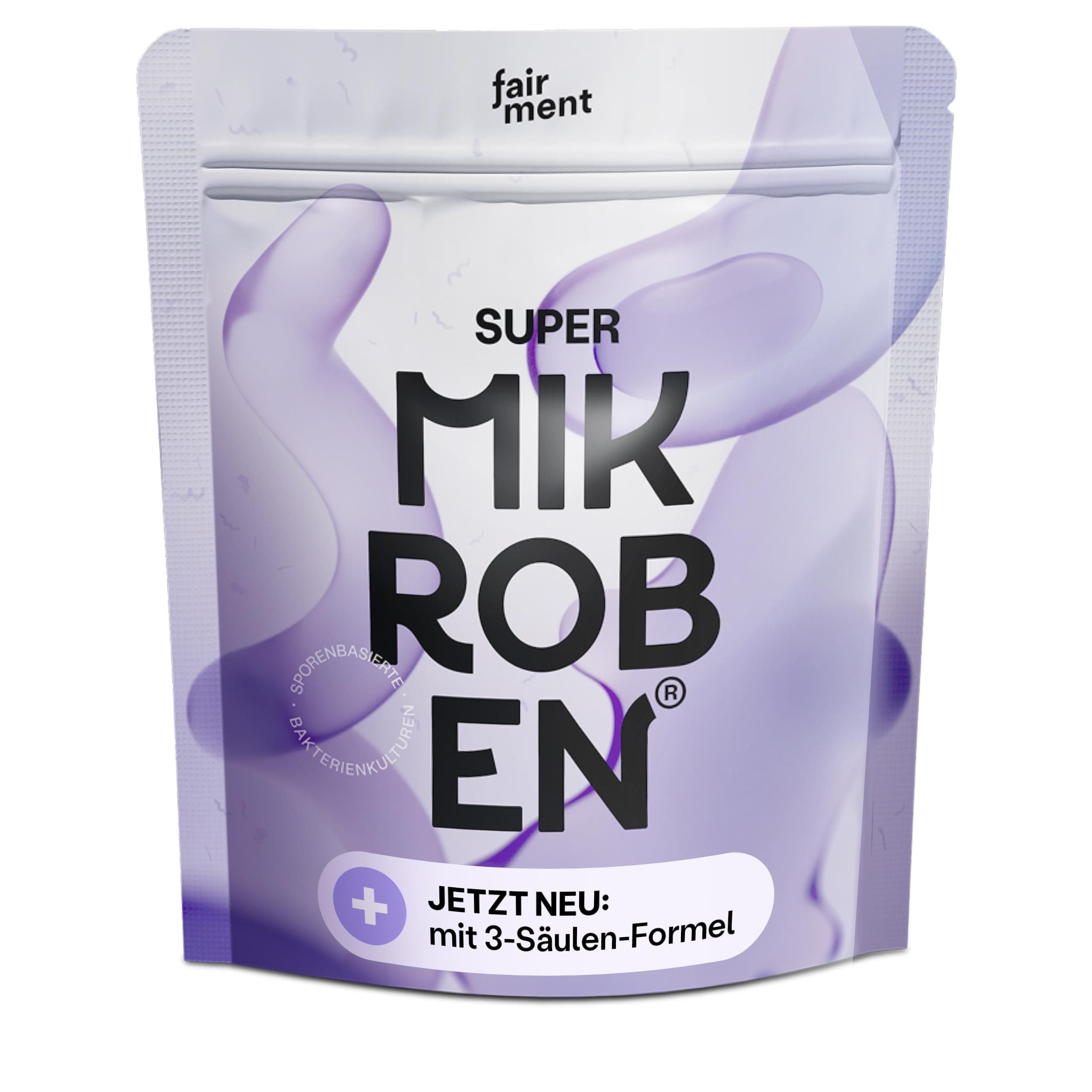 fairment SuperMikroben® Plus, Bakterien Stämme 3 MRD KBE/Tagesdosis, mit Vitamin B2 B3 B6 und Mineralien Komplex hochdosiert, 60 Kapseln aus Deutschland