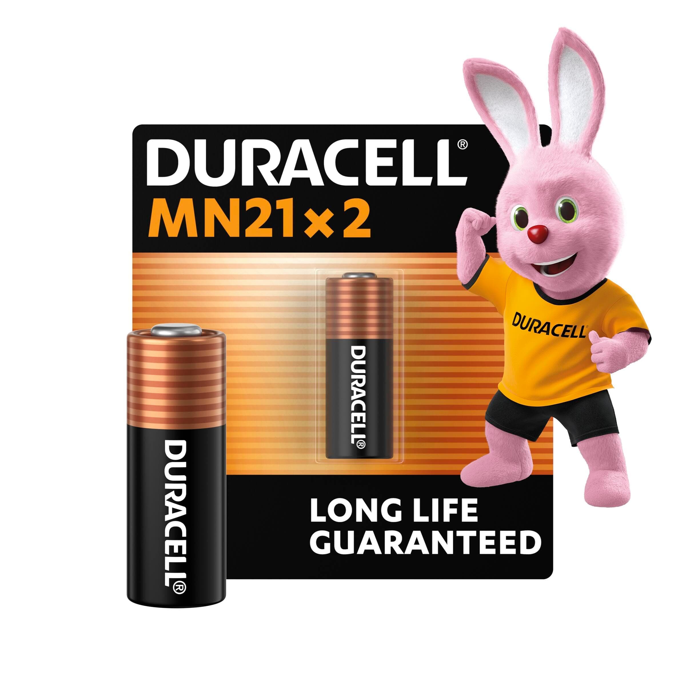 DURACELL MN21 Batterien (2 Stück) 12 V (A23 / 23A / V23GA / LRV08 / 8LR932)