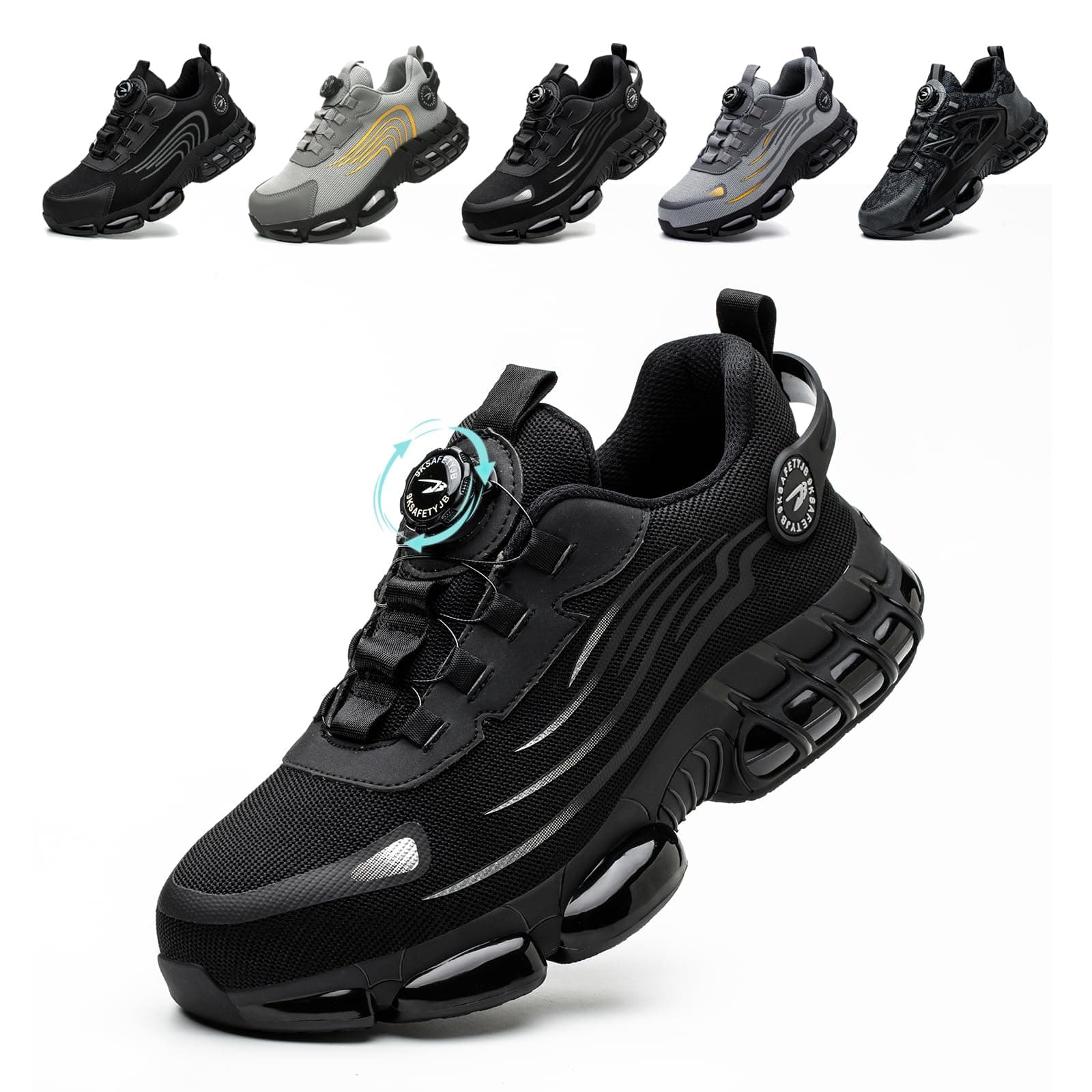 Scarpe Antinfortunistiche Uomo Donna Scarpe da Lavoro Traspiranti Leggere Comode con Punta in Acciaio 36-46 EU