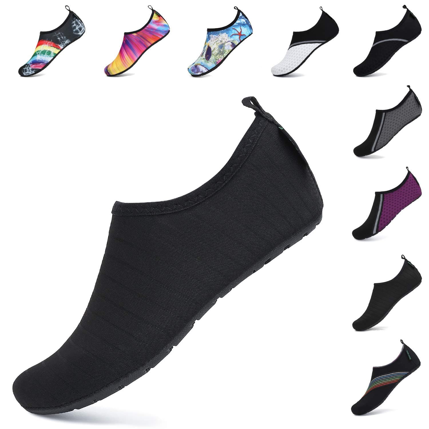 SAGUARO Unisex Badeschuhe Herren Schwimmschuhe Damen Schnell Trocken Wasserschuhe Outdoor Aqua Schuhe, 37-47EU