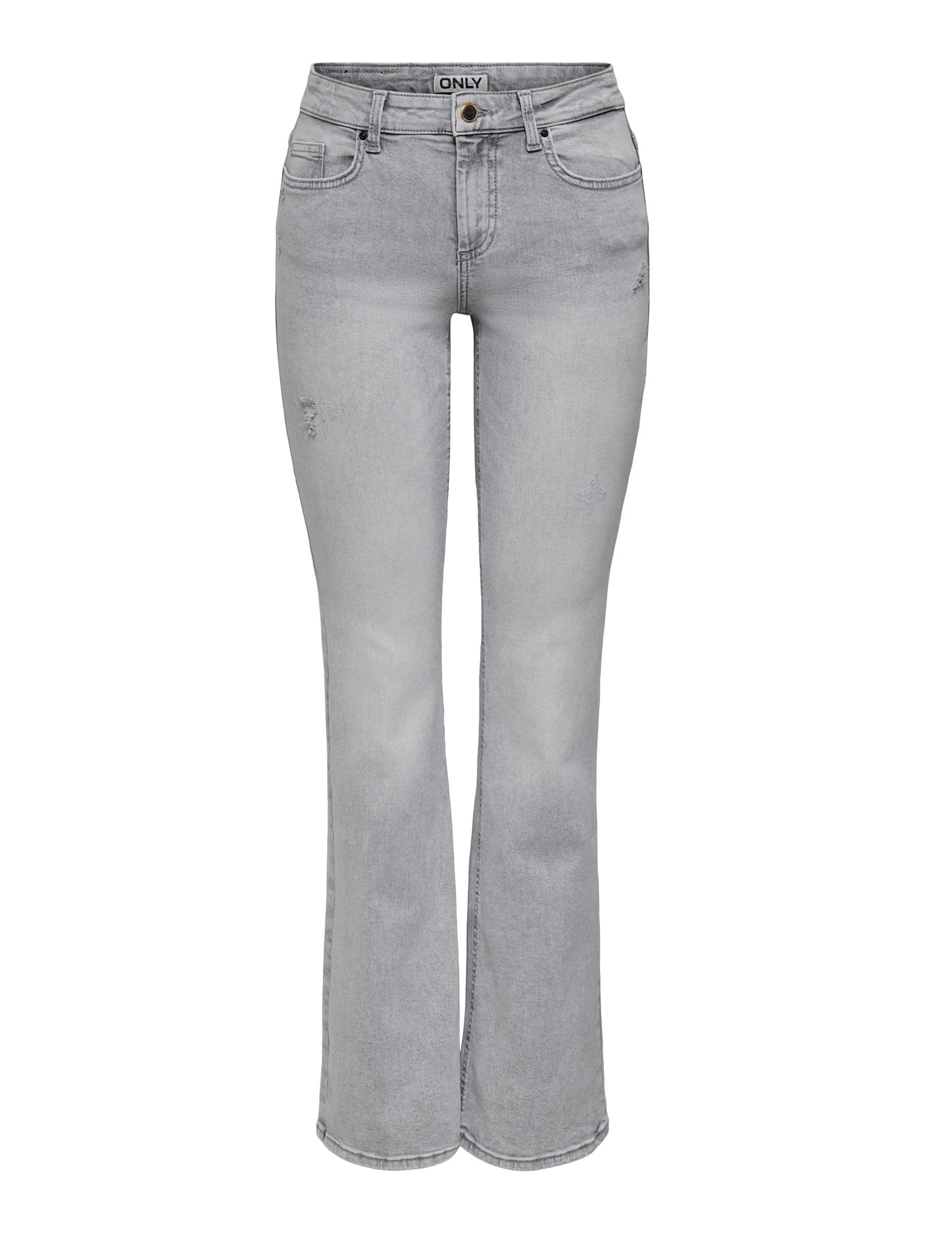 ONLY Damen Onlblush Mid Waist Flared DNM Rea1099