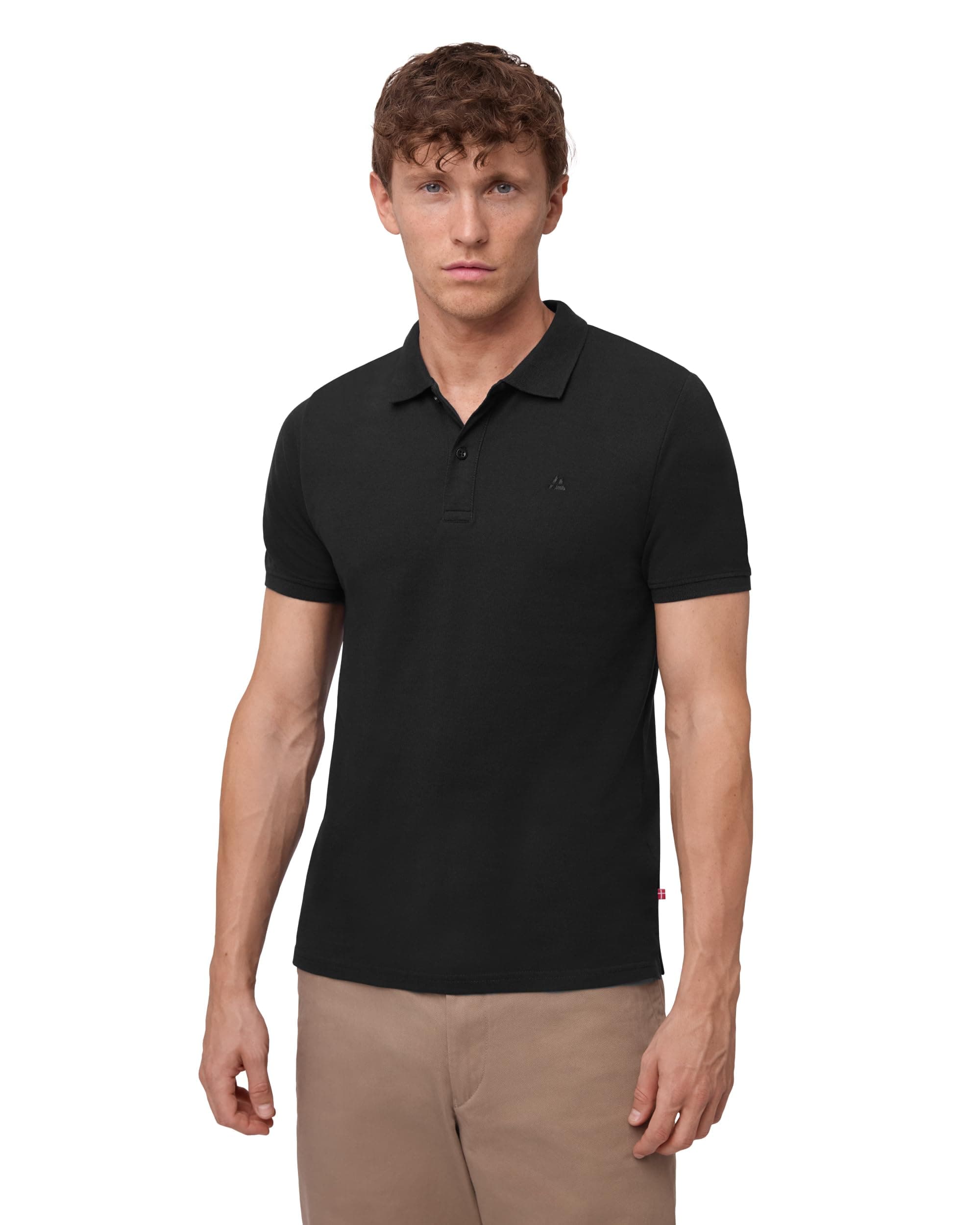 DANISH ENDURANCE Premium Poloshirt Herren Kurzarm (1er|2er Pack), Piqué Qualität aus Bio-Baumwolle, Polohemd, Regular Fit & Stretch, Weich & Bequem