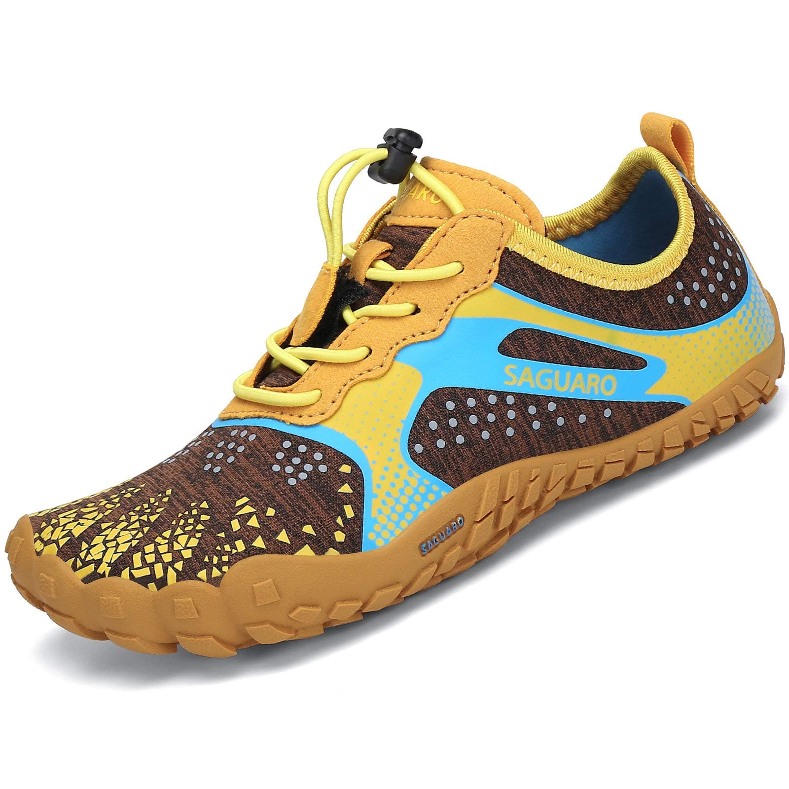 SAGUARO Niños Calzado Descalzos Zapatillas de Trail Niñas Transpirables Minimalistas Zapatillas de Deporte, 24-36 EU